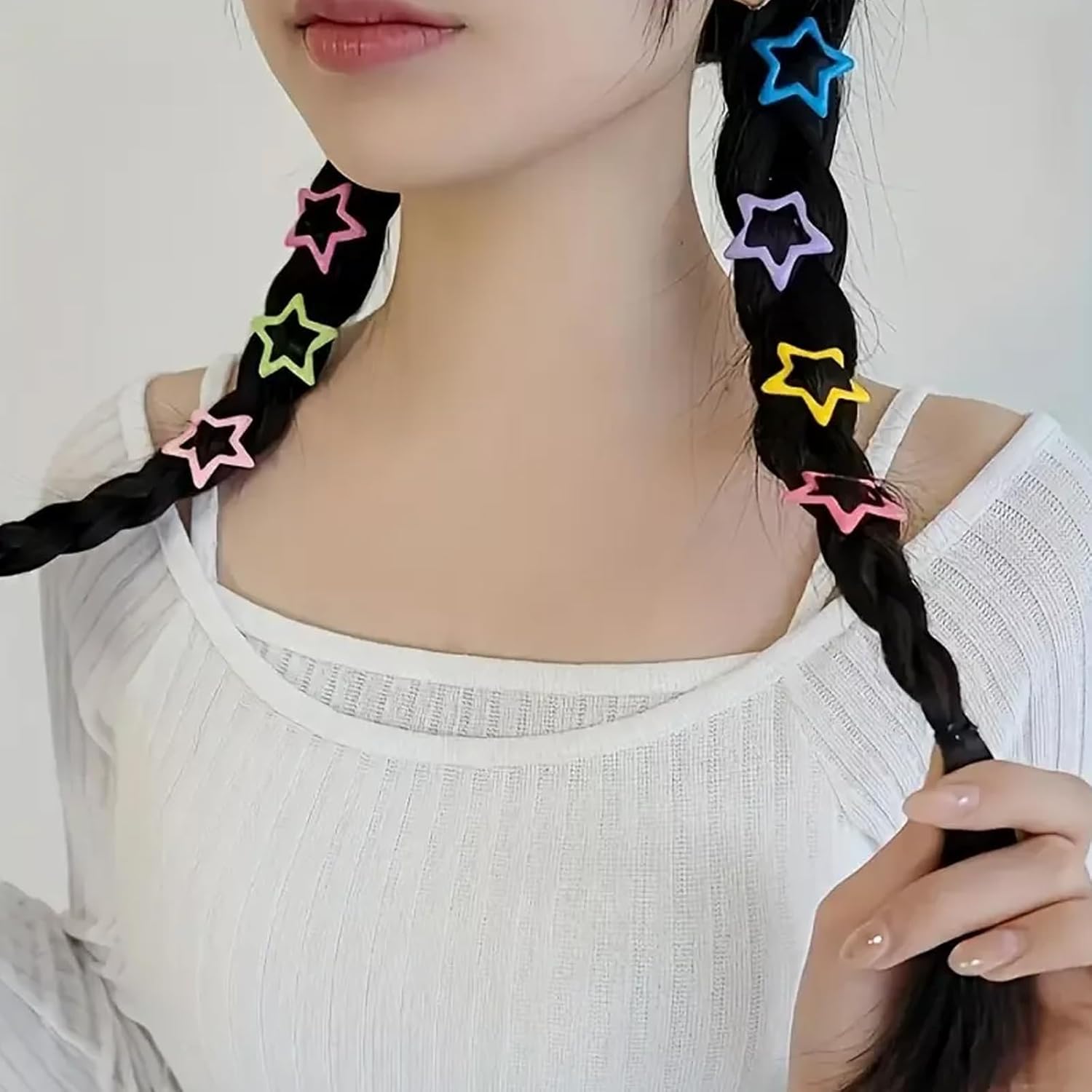 Star Snap Hair Clips Pack