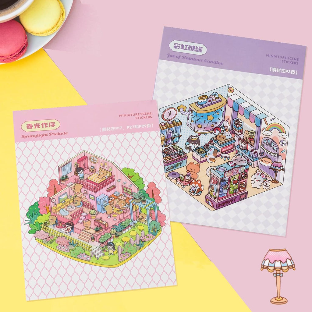 Mini Scene Sticker Book