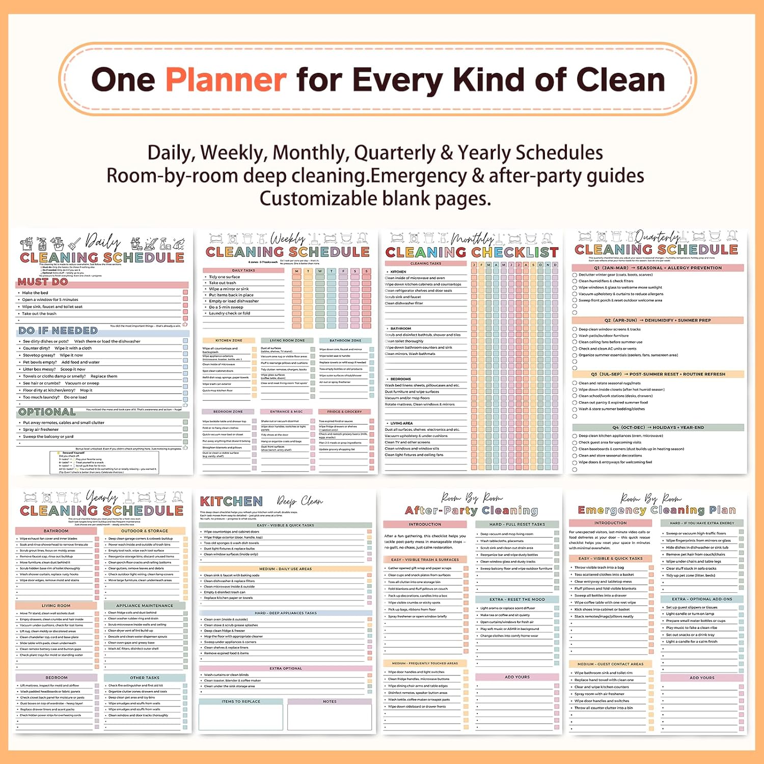 Focus Clean Planner Kit