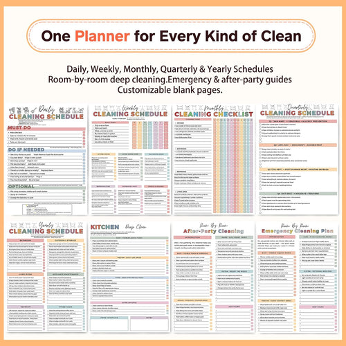 Focus Clean Planner Kit