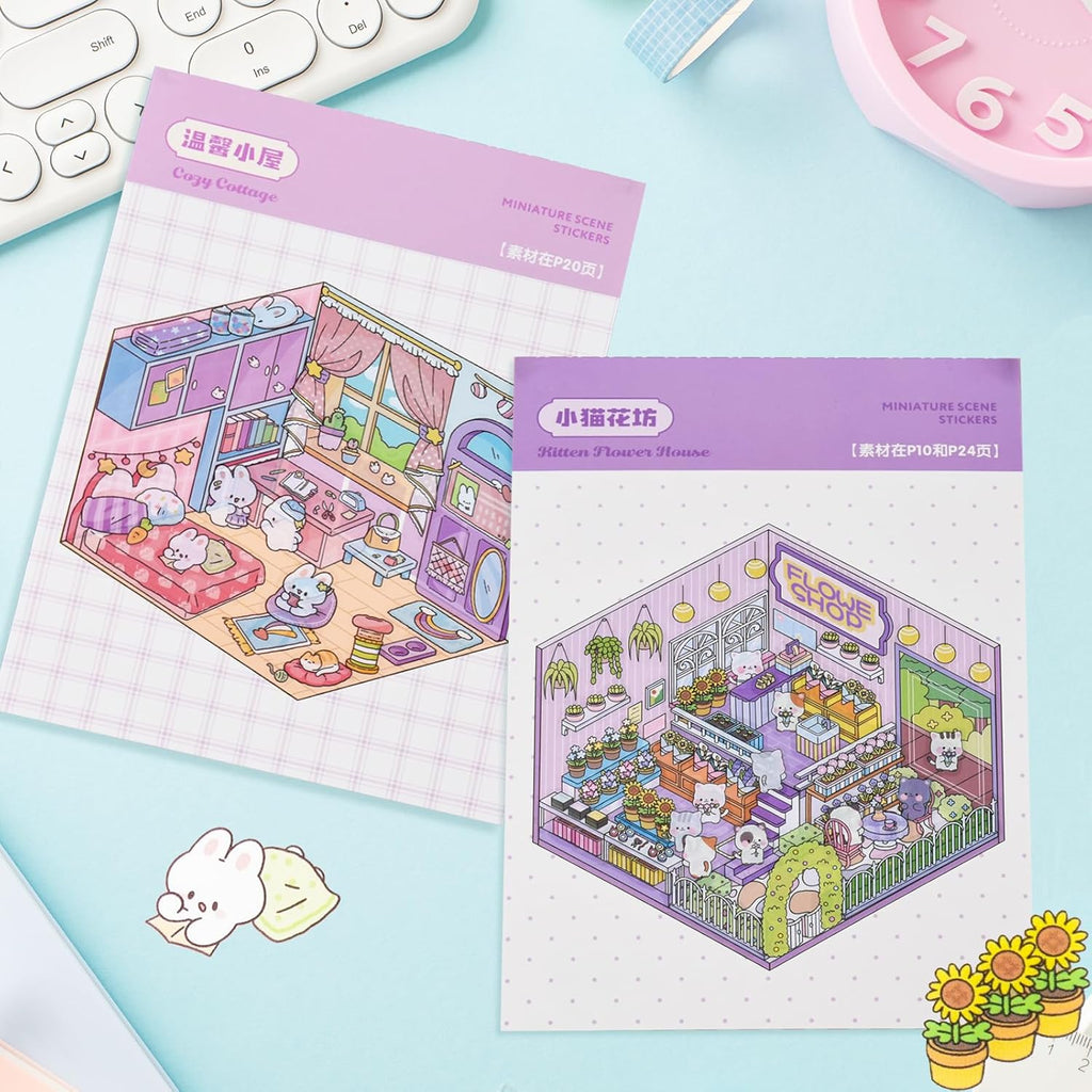 Mini Scene Sticker Book
