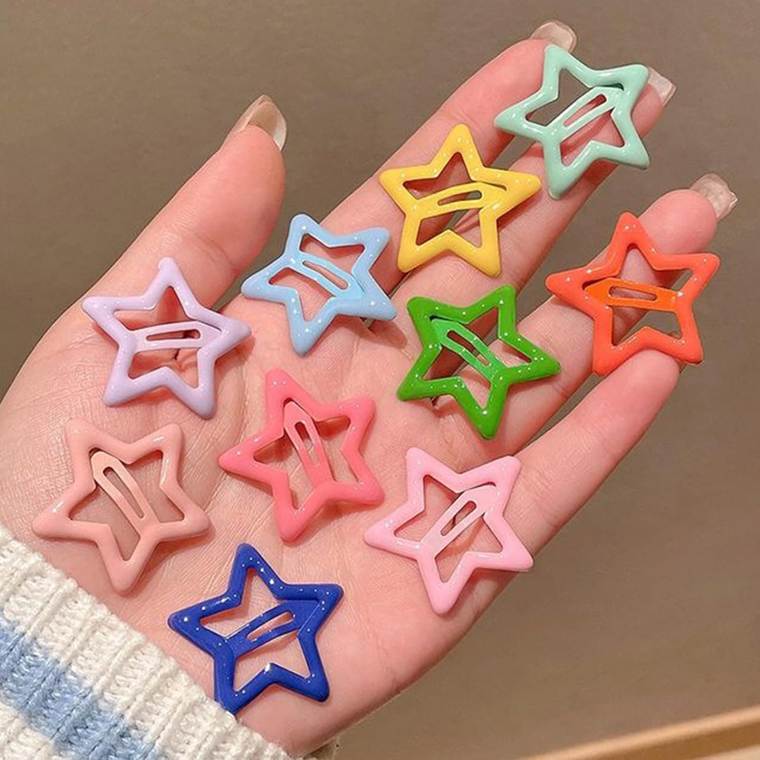Star Snap Hair Clips Pack