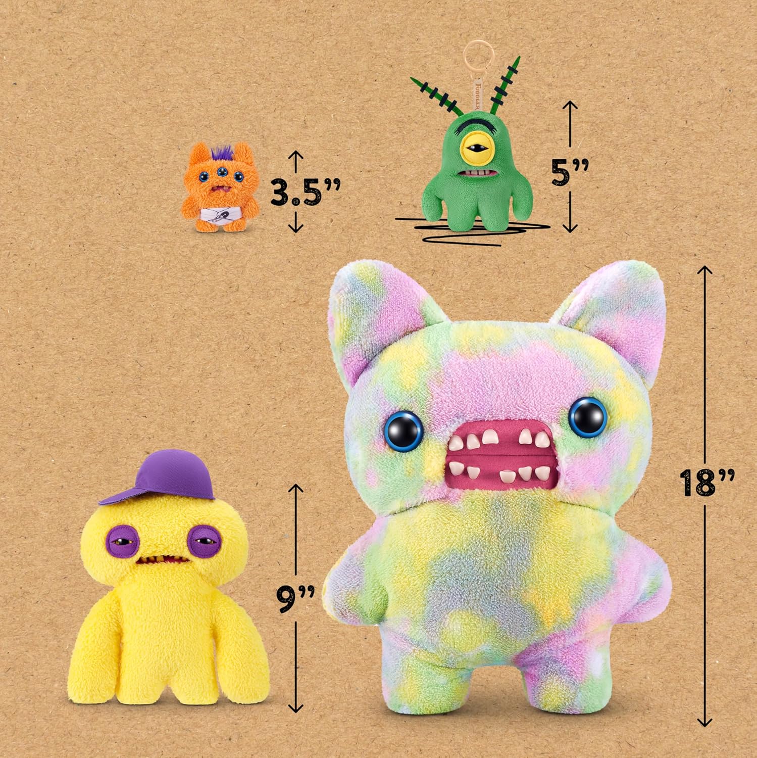 Fuggler Spongebob Key Ring