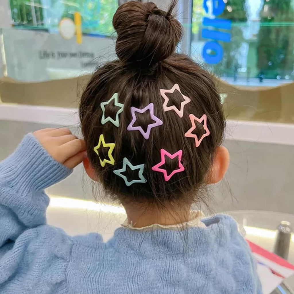 Star Snap Hair Clips Pack
