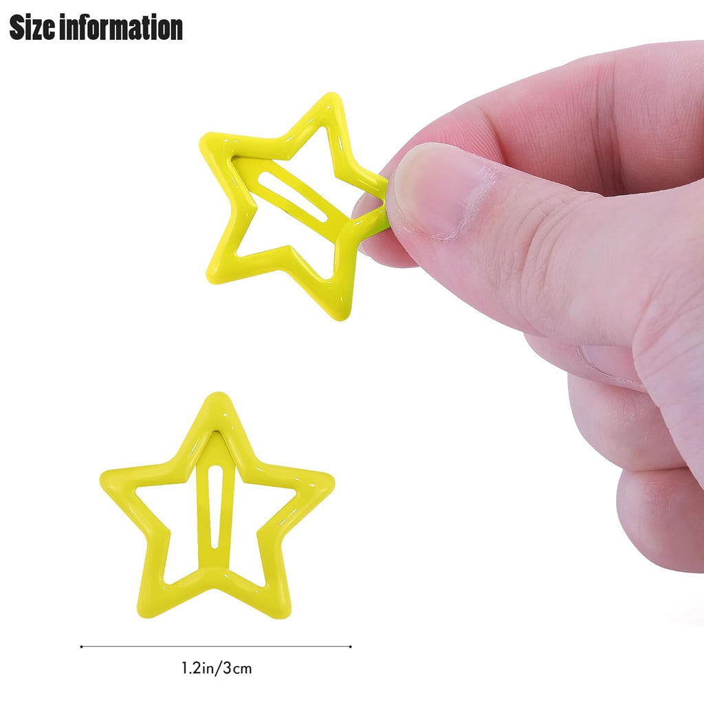 Star Snap Hair Clips Pack