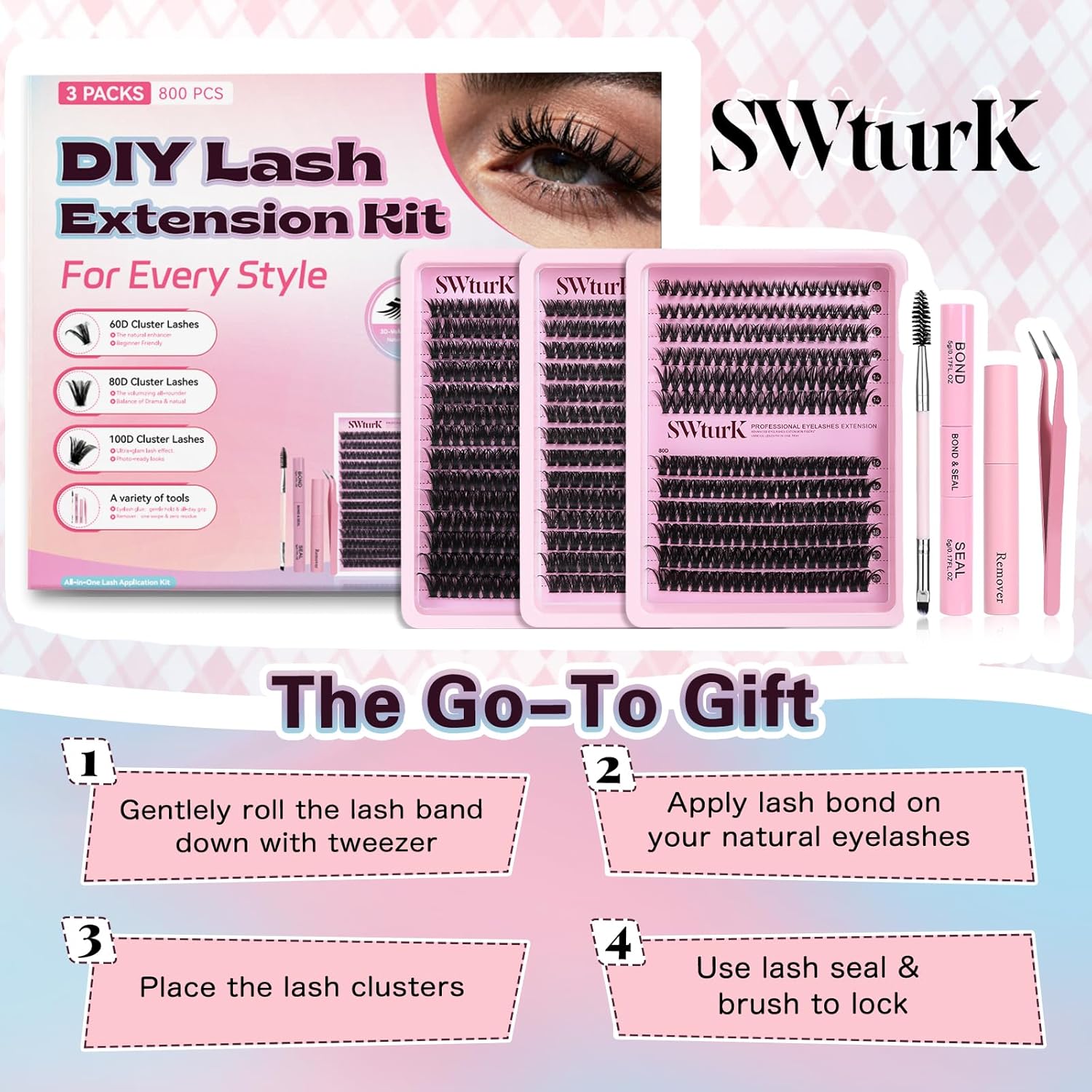 Bold Lash Clusters Kit Pro